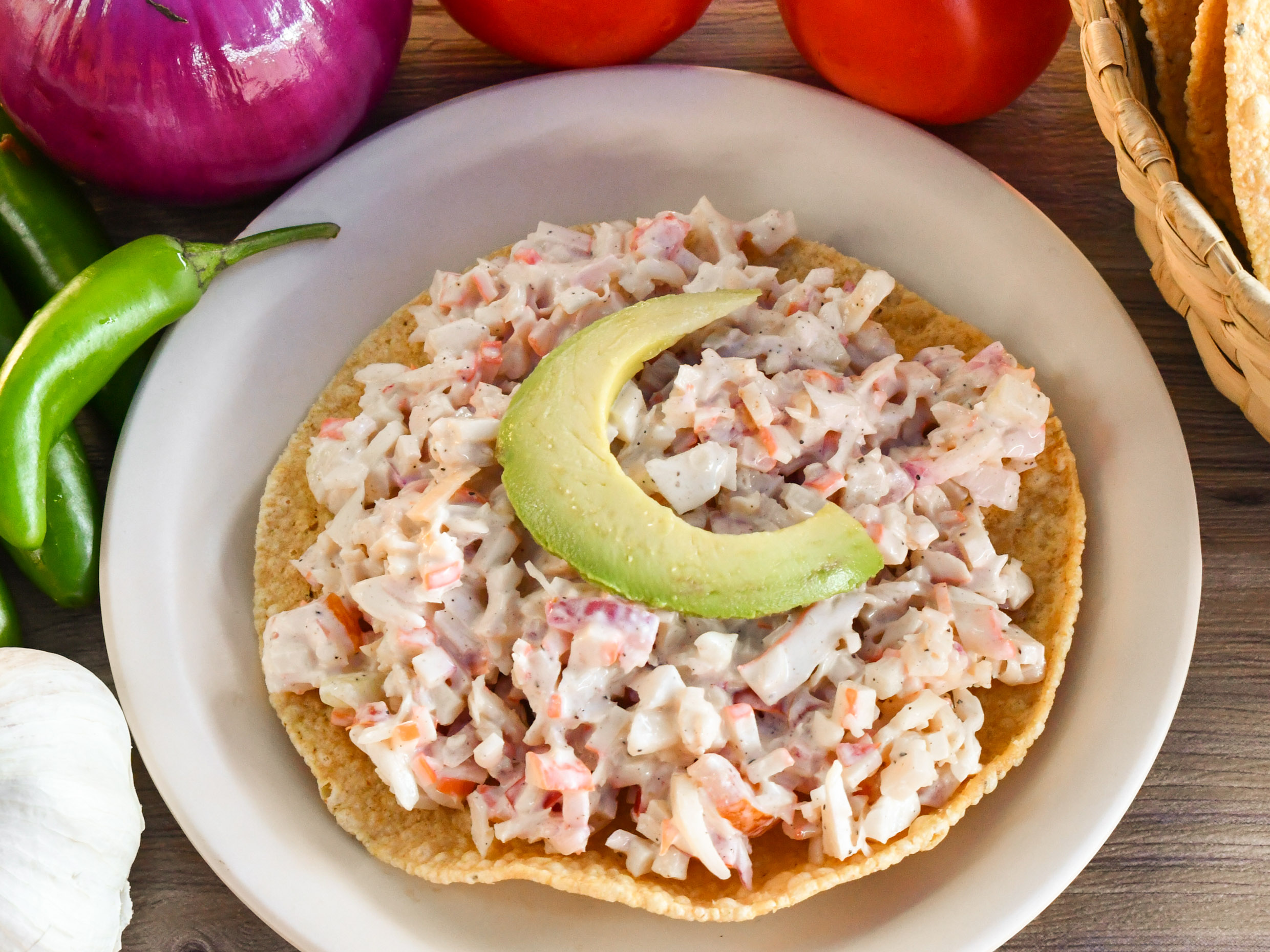 Tostada De Surimi
