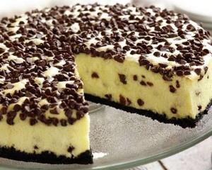 Cheesecake de Chispas de Chocolate
