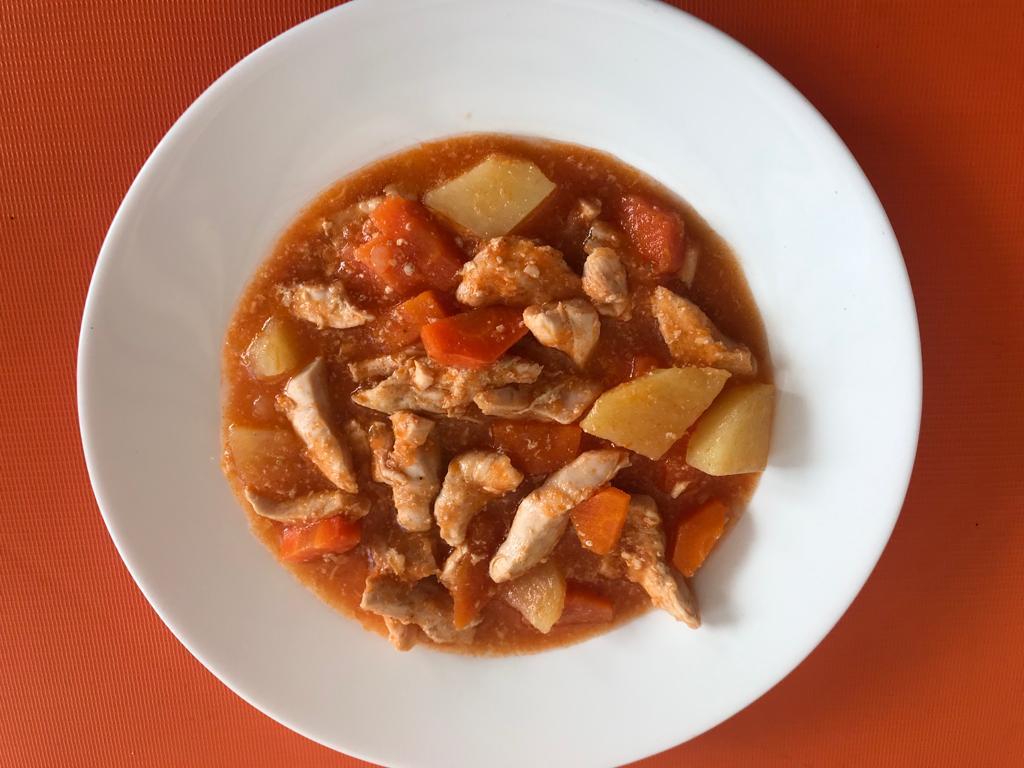 Pollo a la Jardinera