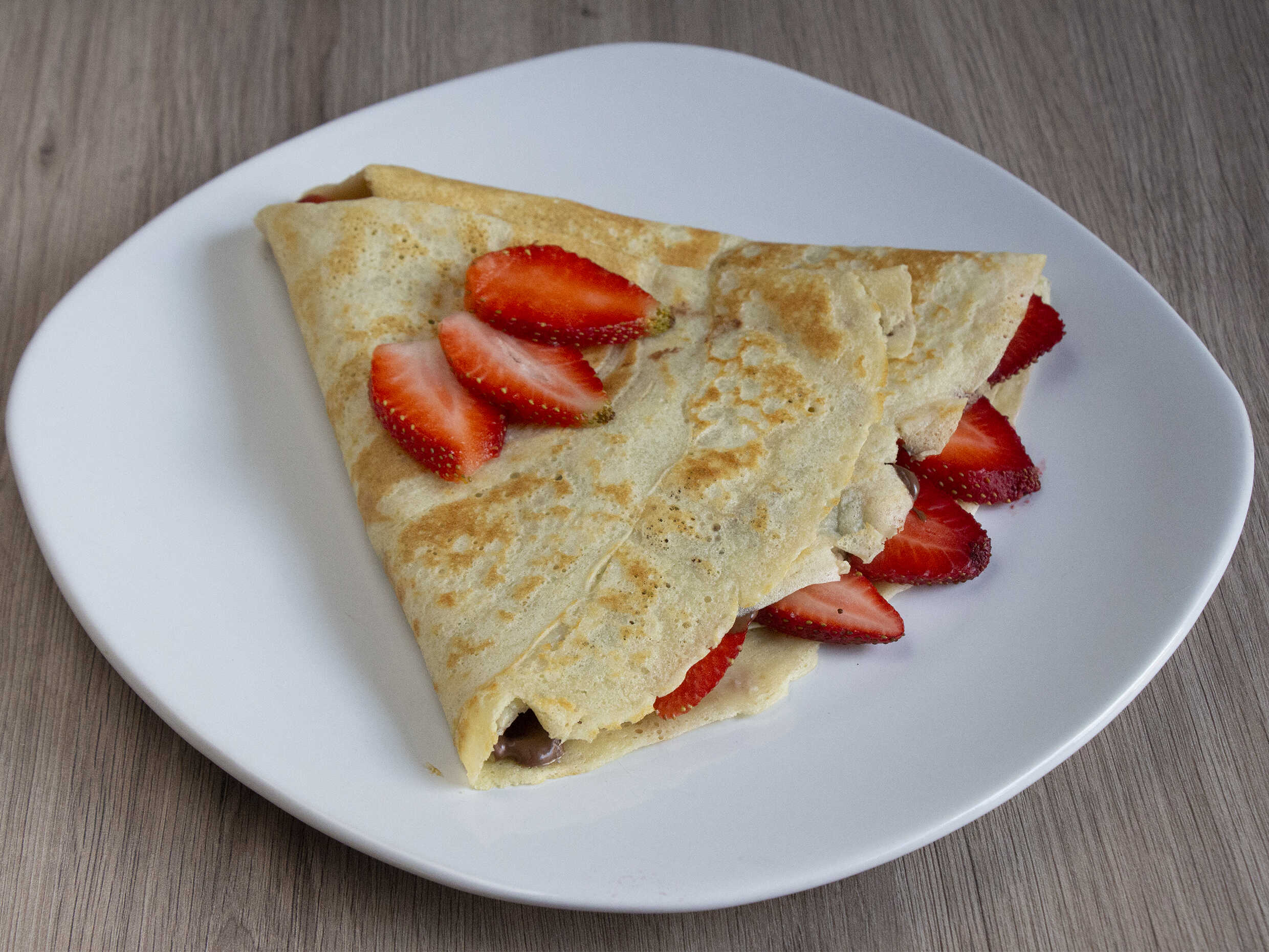 Crepa de Lechera con Fresa