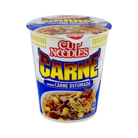 Macarrão Instantâneo Cup Noodles Carne Defumada Nissin 69g
