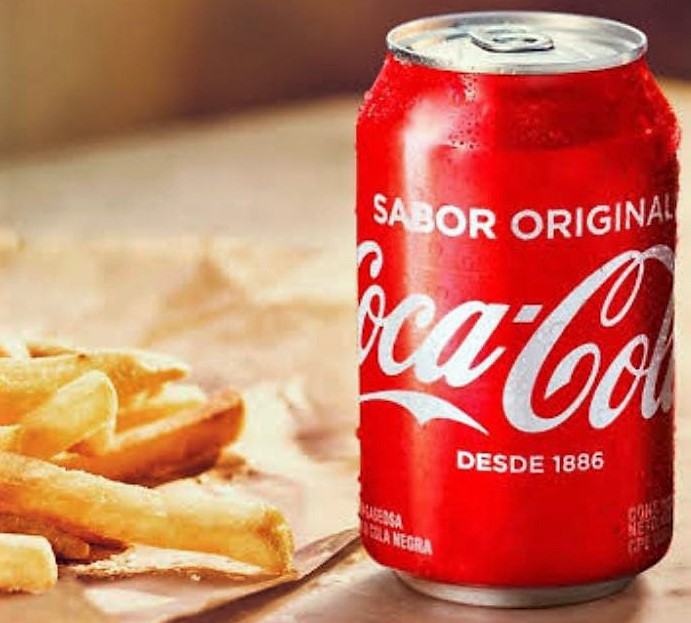 Papás fritas con coca cola🍟