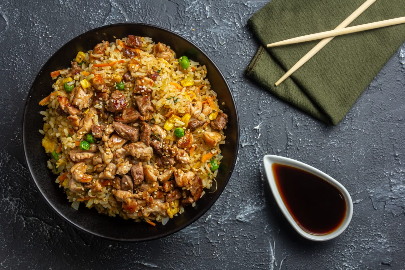 Arroz teriyaki grande especial