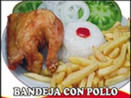 Bandeja con Pollo Asado