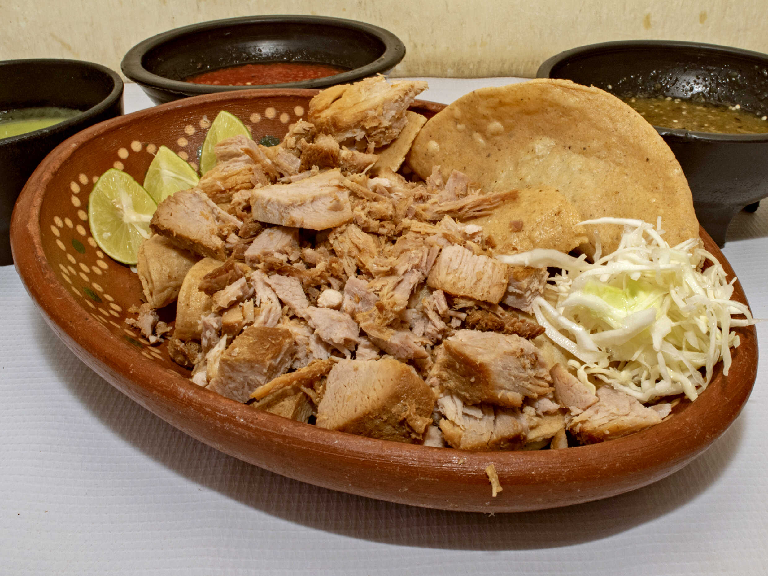 Taco con carnitas 🔥
