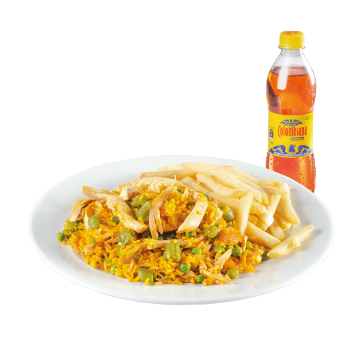 Combo Arroz con Pollo Mediano