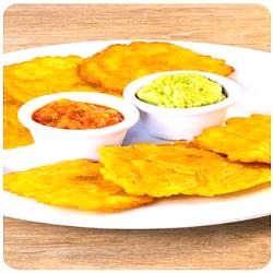 Pataconcitos con Guacamole