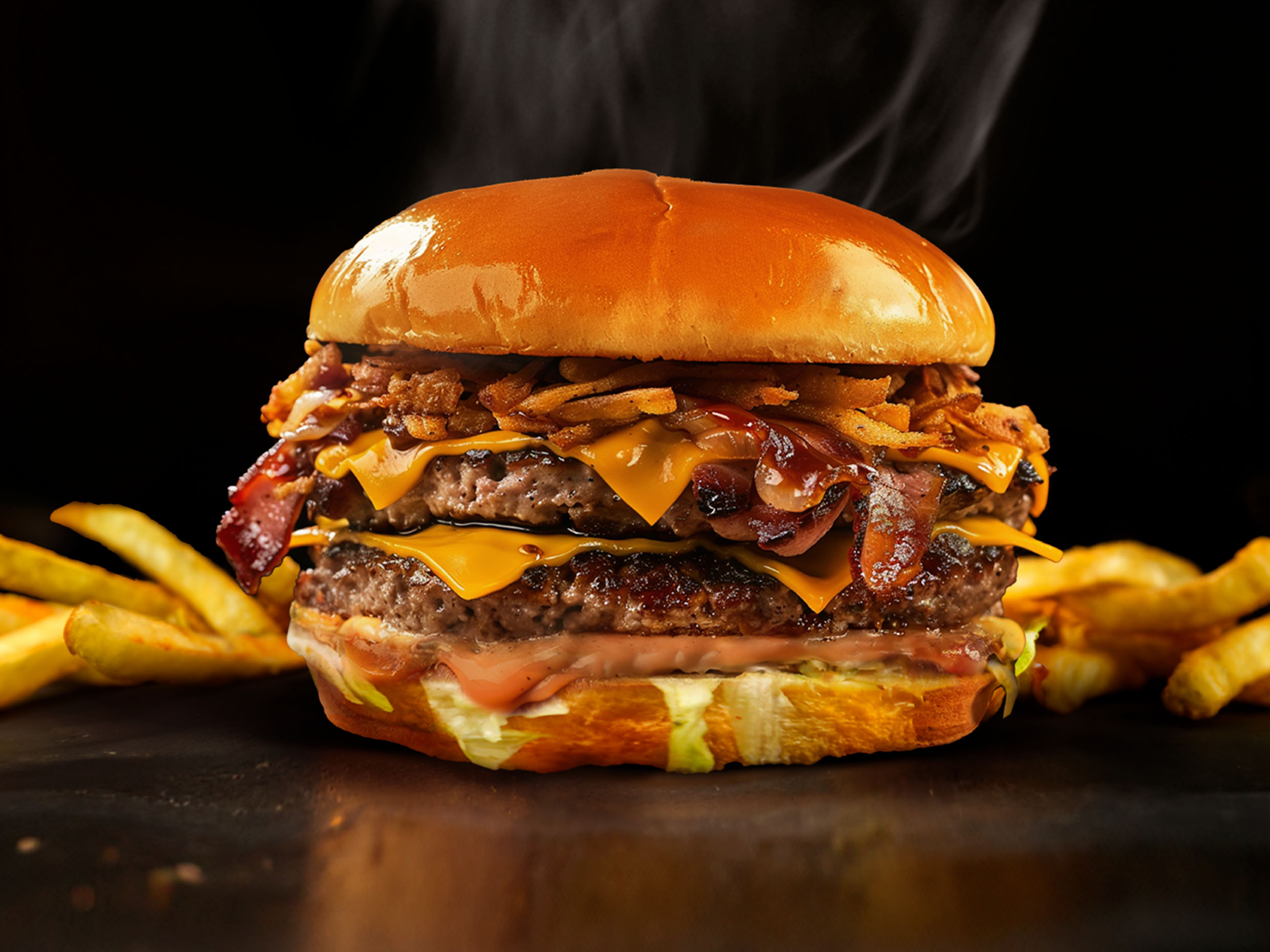 Smoky BBQ Smash Burger