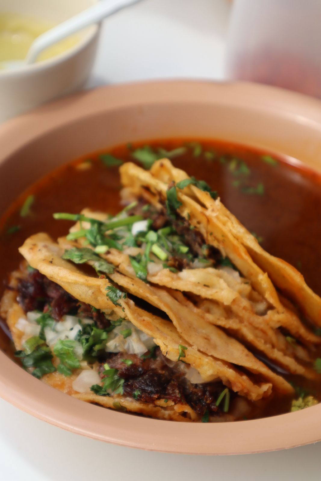 Taco Dorado de Birria con Queso