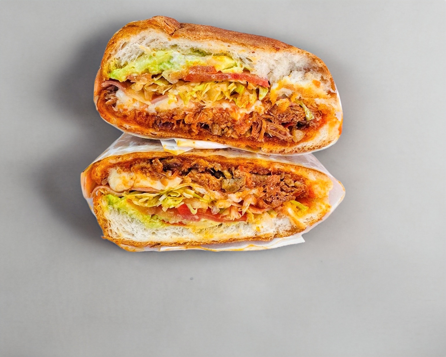 Torta Asada Lomo Sencilla