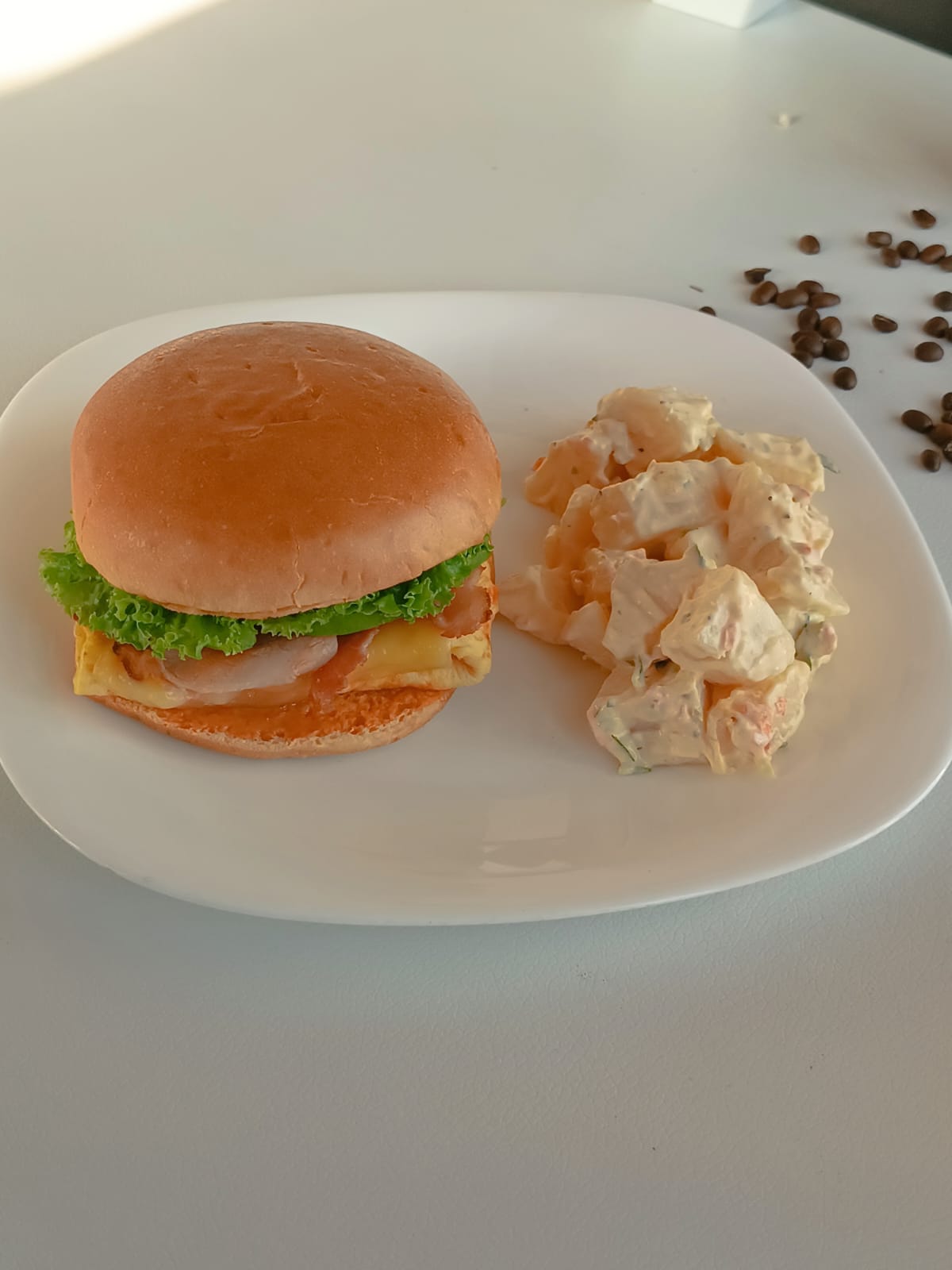 Sándwich de Huevo con Tocino