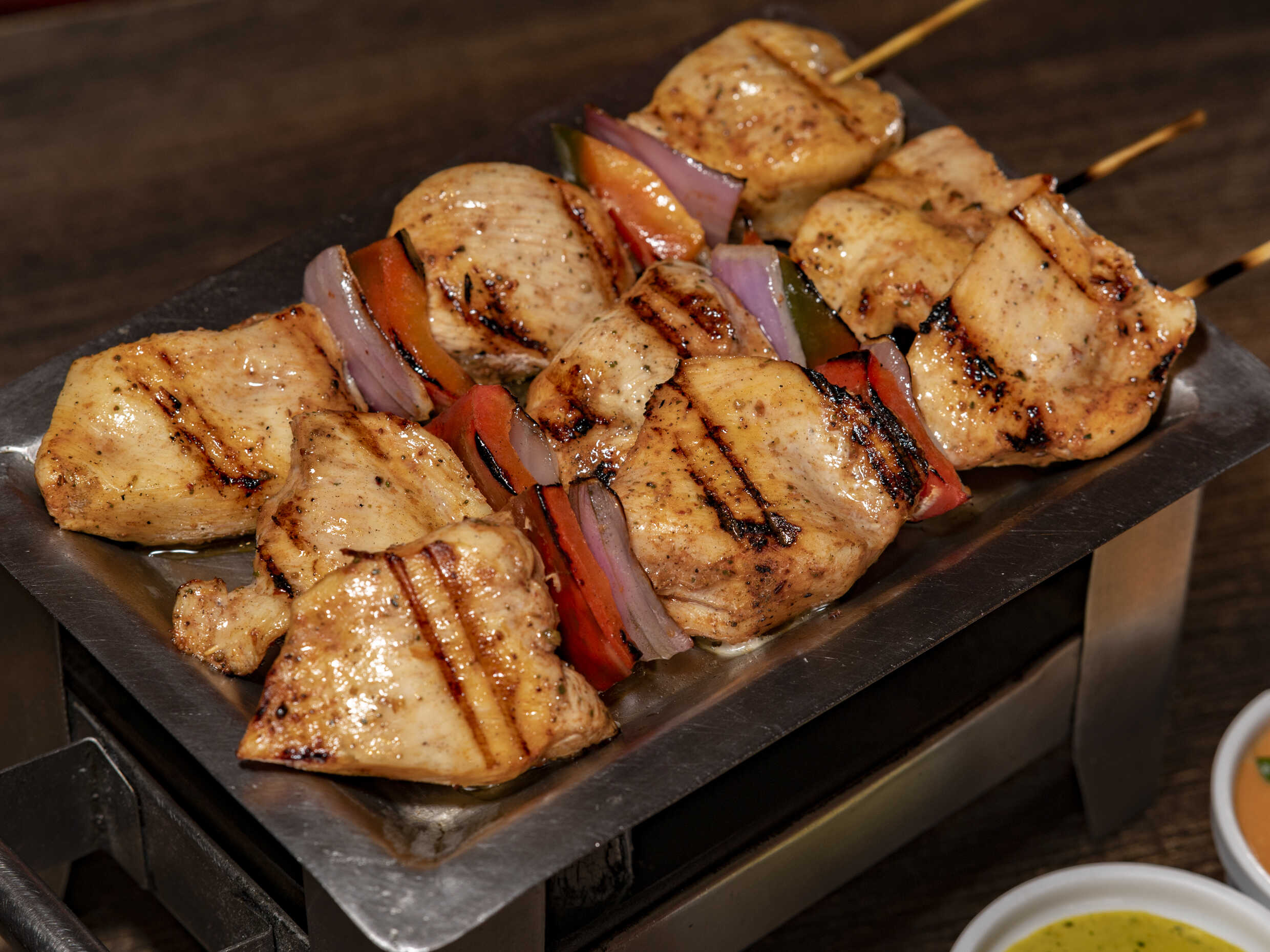 Brocheta de pollo