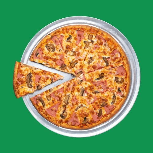 Pizza Tipica (jamon y Champiñon)