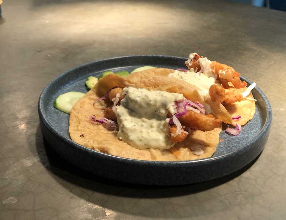 Taco de Camarón Estilo Baja