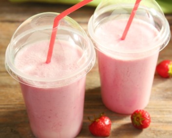 Malteada de Fresa