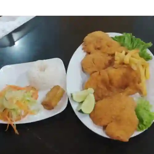 Combo Chuleta Valluna + Sancocho