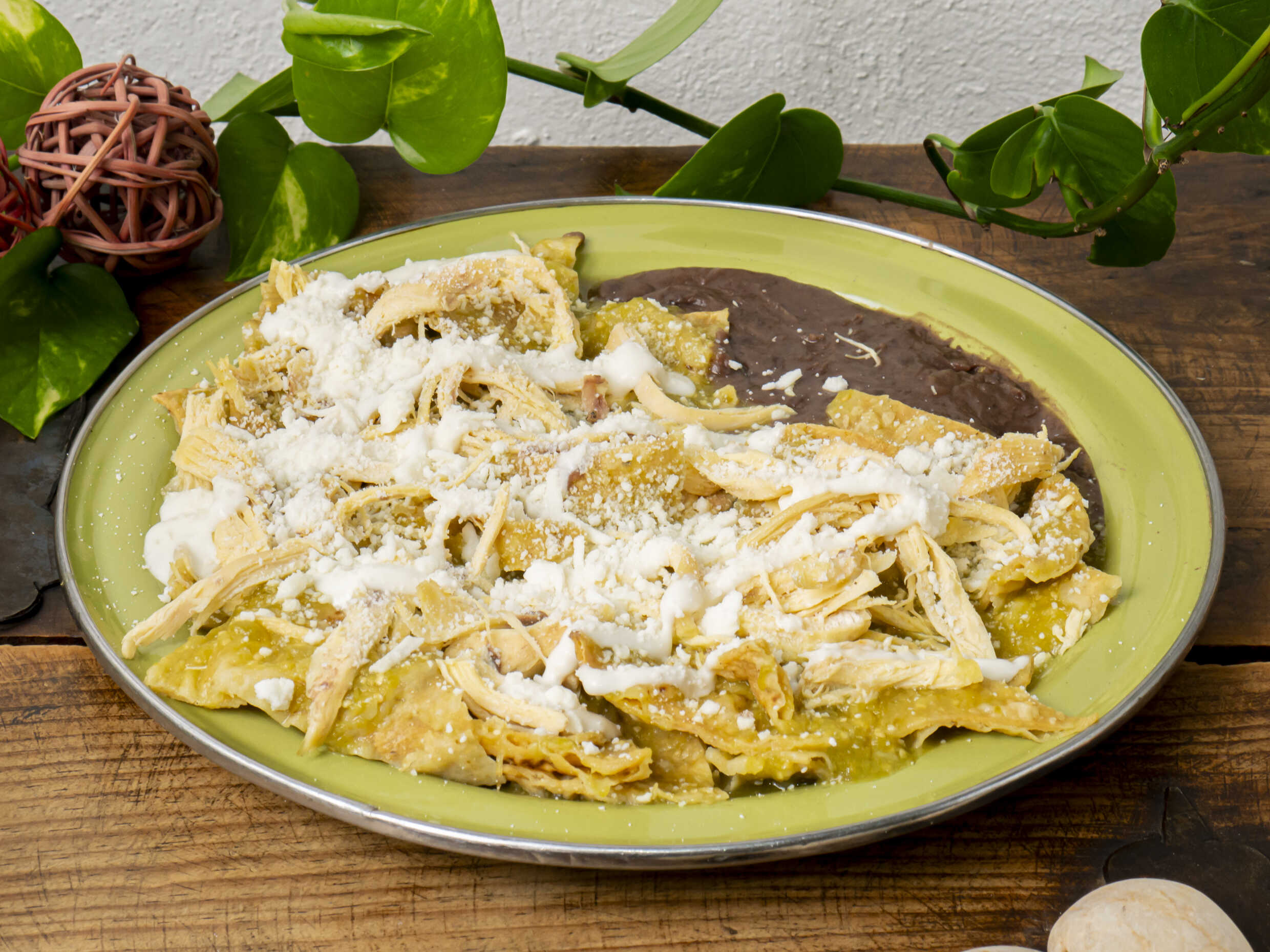 Chilaquiles con Pollo