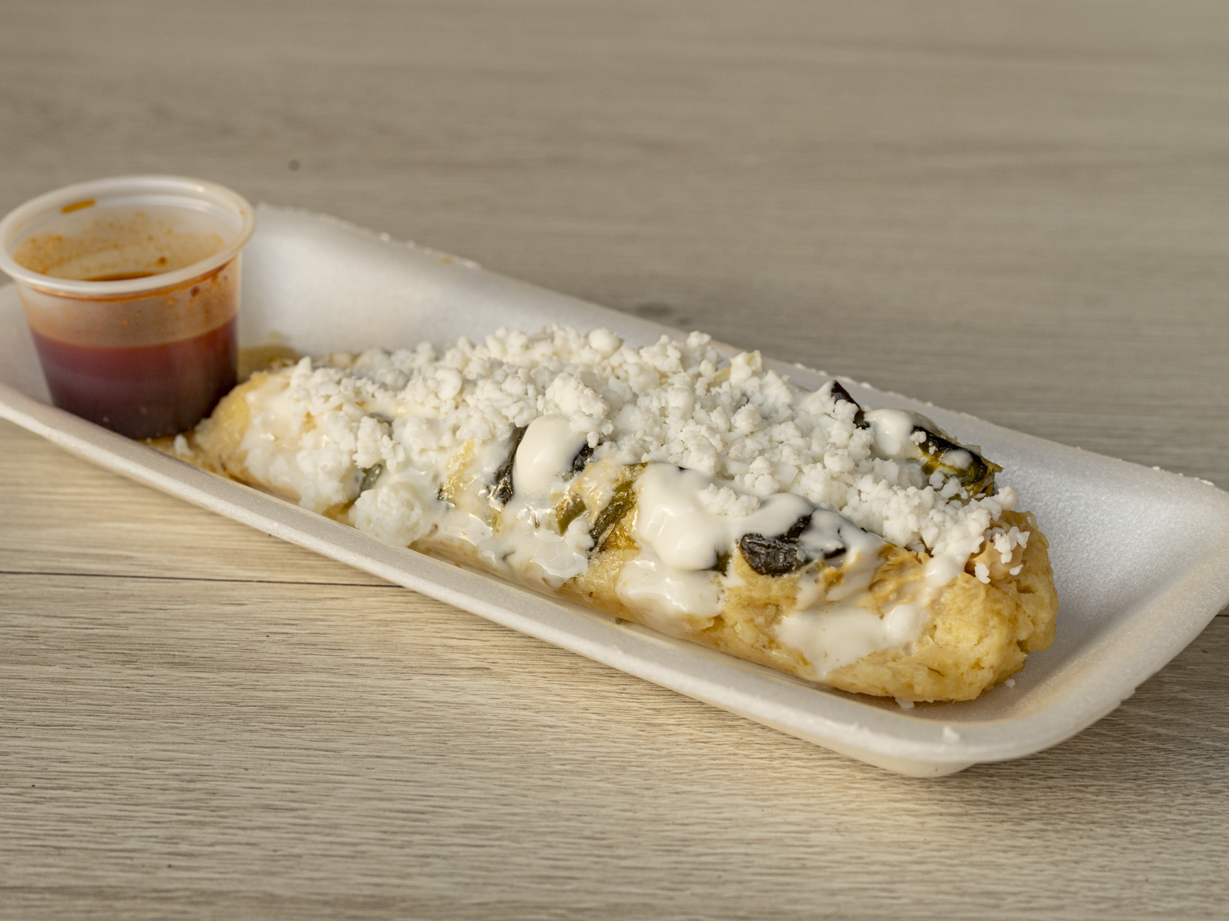 Tamal de Rajas Preparado