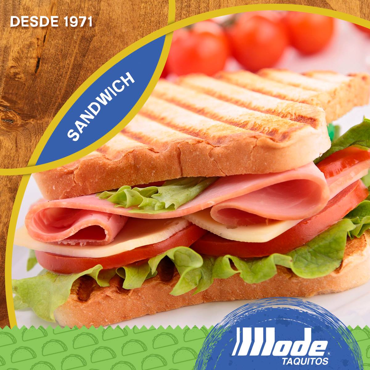 Sándwich de Jamón y Aguacate