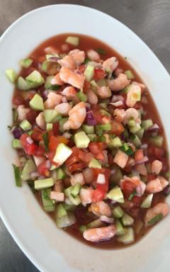 Ceviche de Camarón Cocido