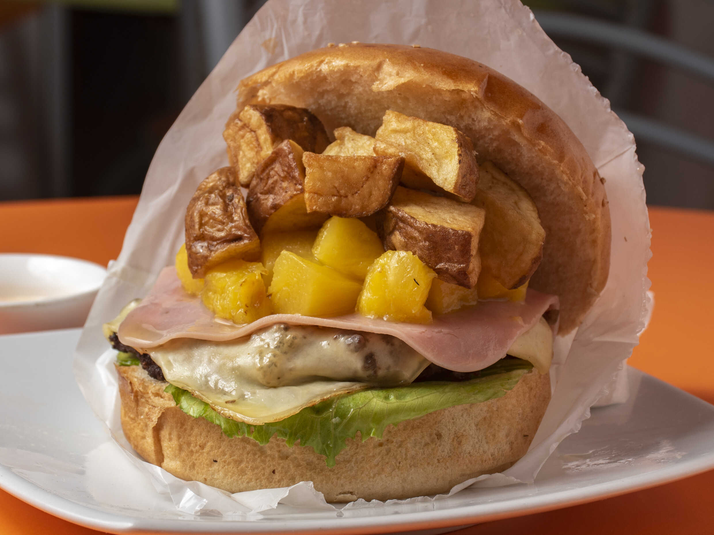 Hamburguesa Hawaiana