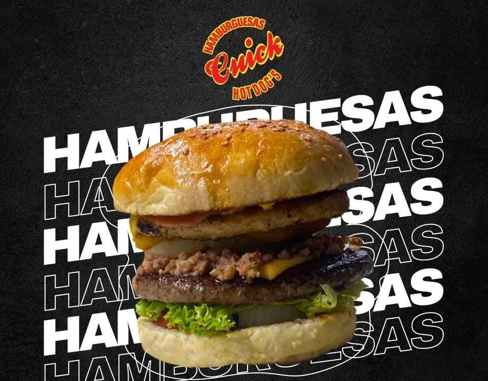 Pq#8 Hamburguesa super con aros de cebolla tocino