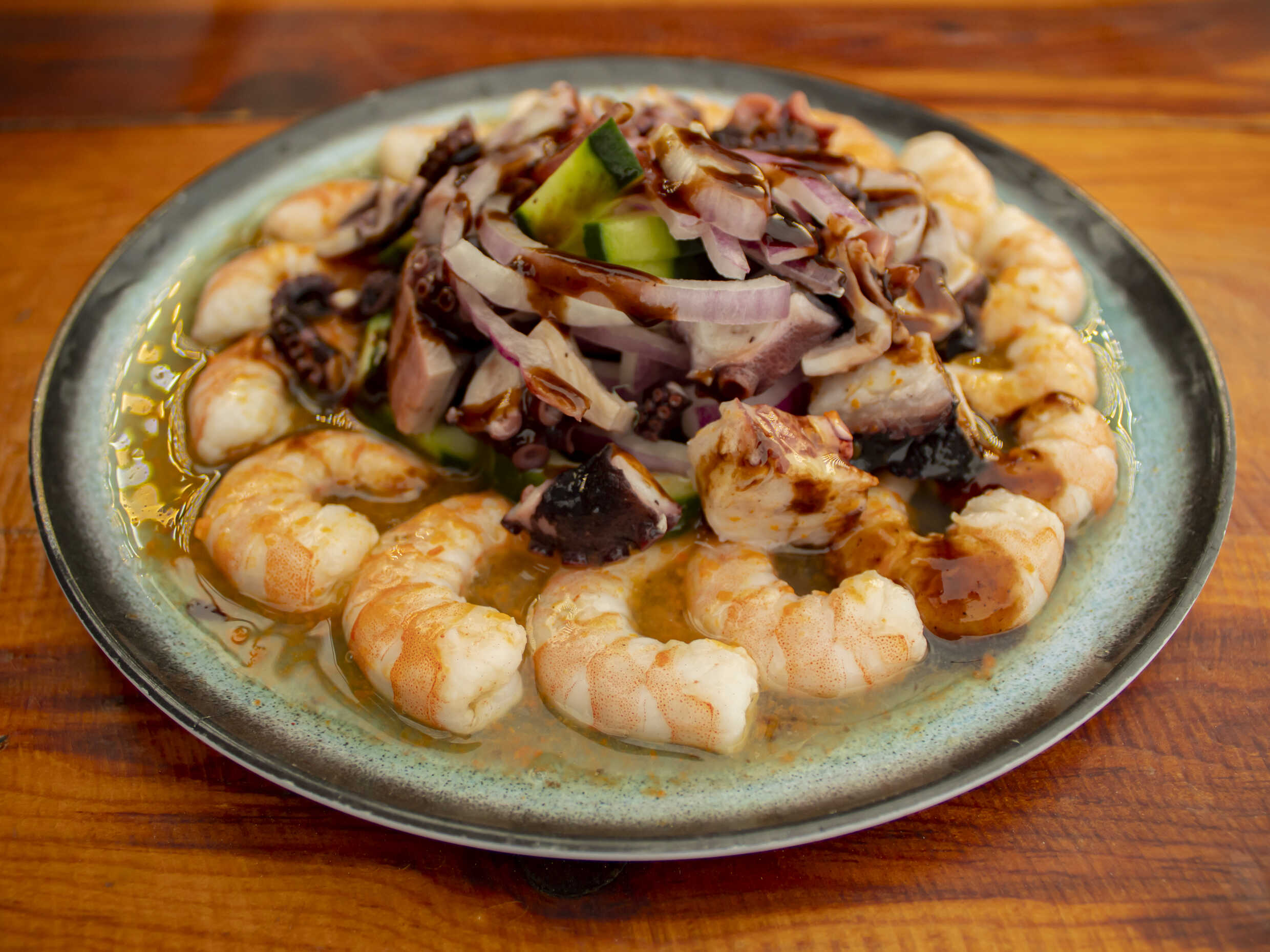 Camaron y Pulpo Para Picar