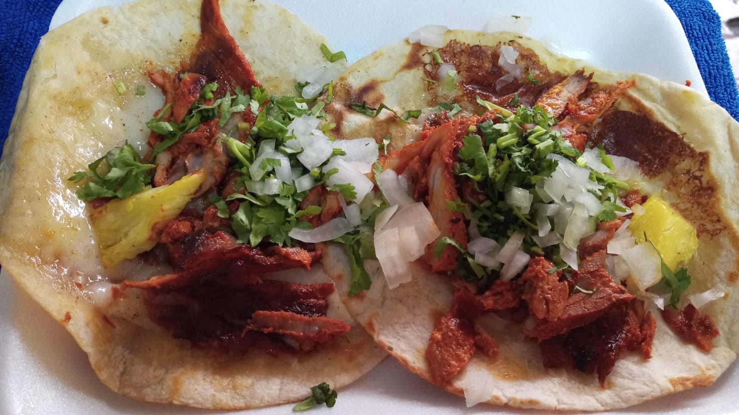 5 Tacos de Pastor + Agua del Dia