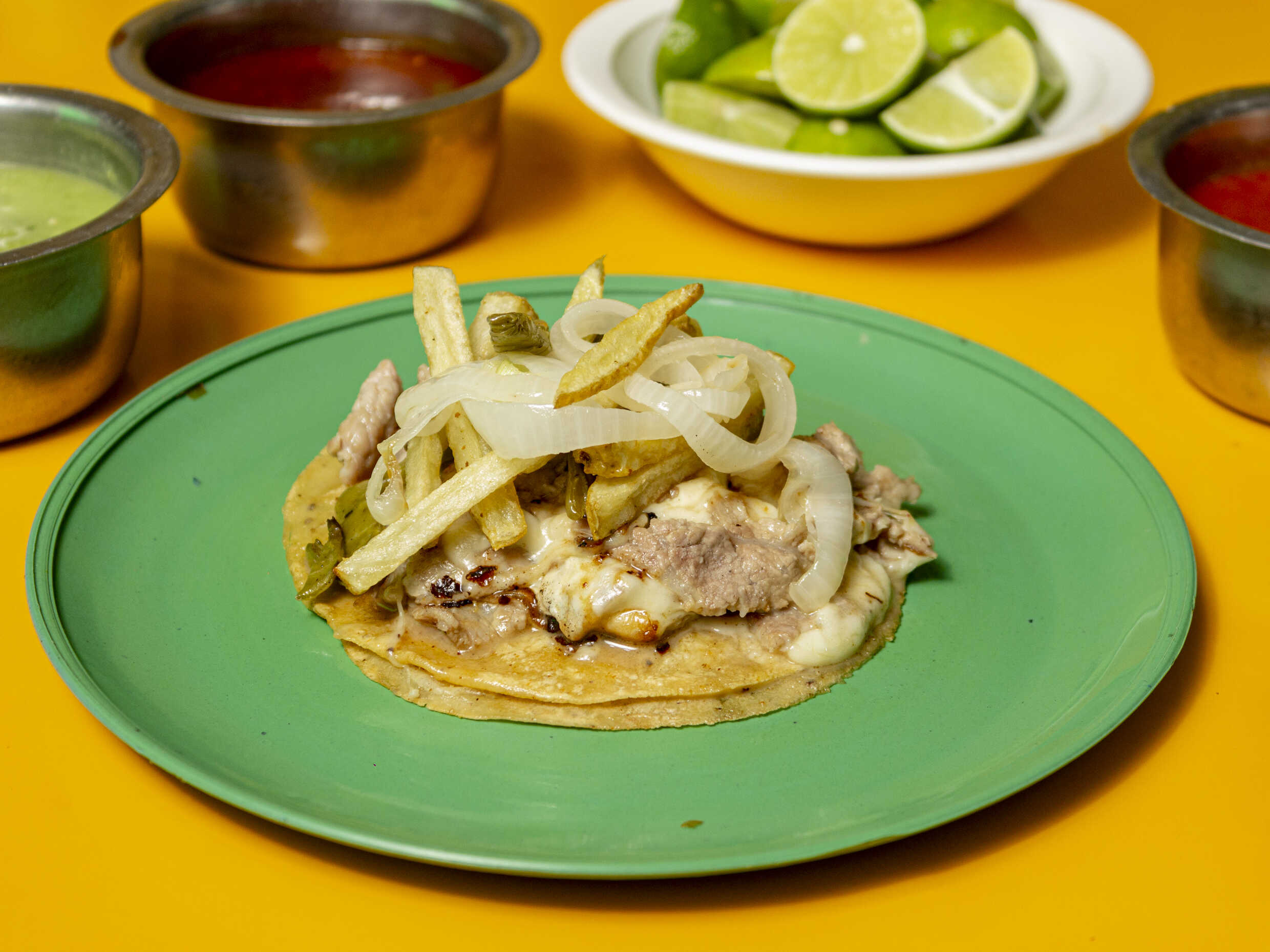 Bistec con Queso