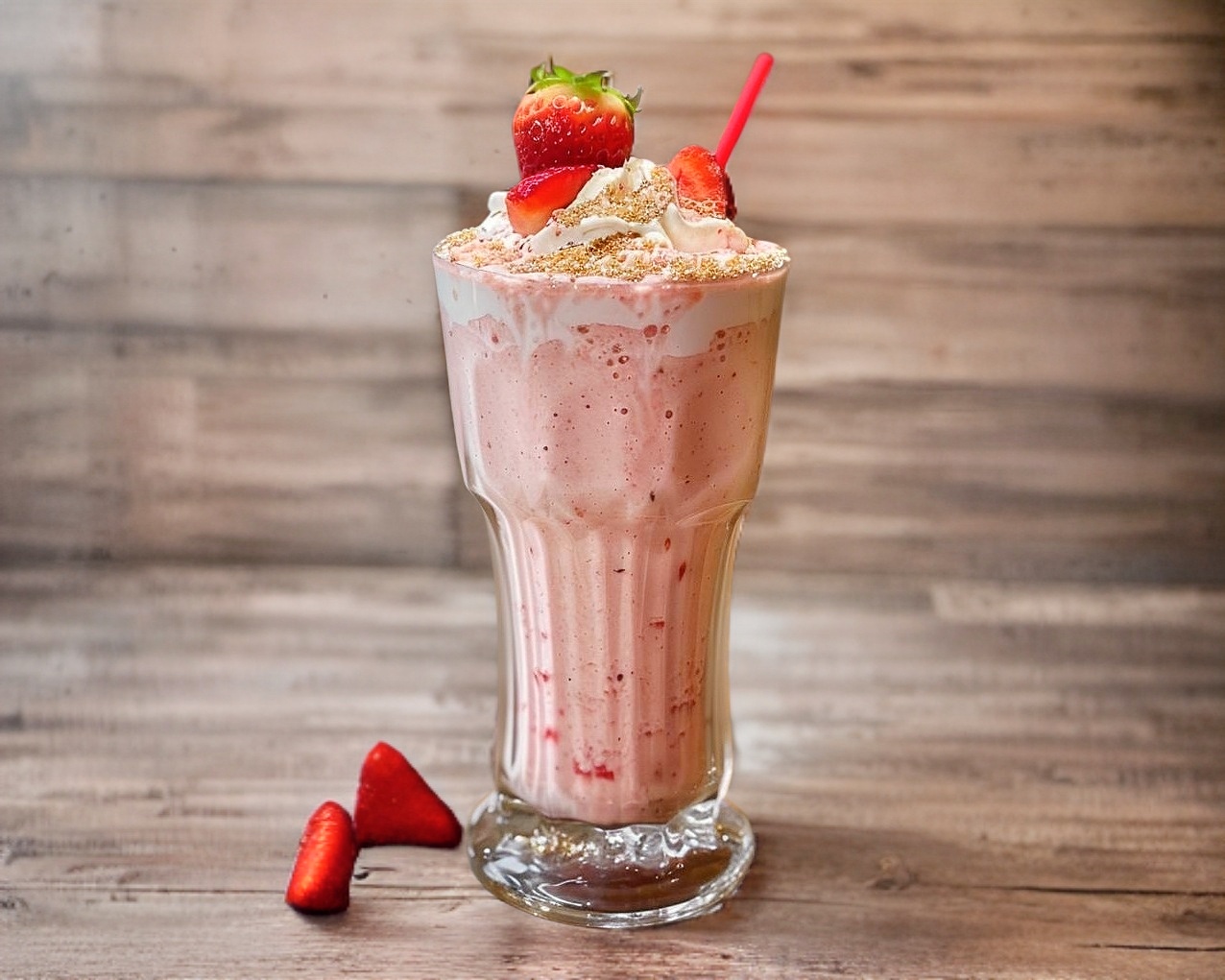 Malteada de Fresa