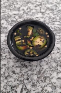 Salsa soya con chile toreado