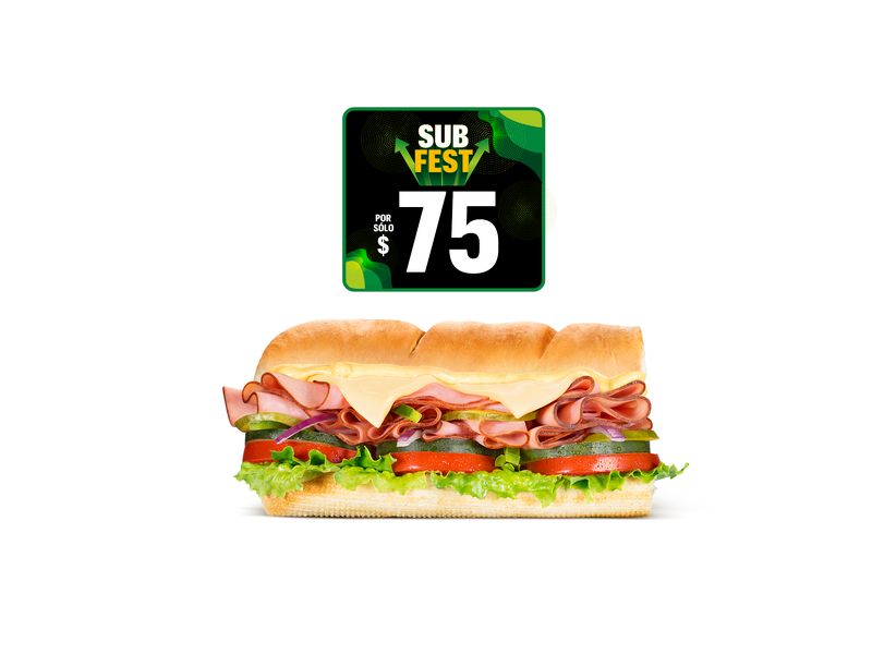 Sub Jamón de Cerdo.