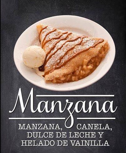 Crêpe de Manzana