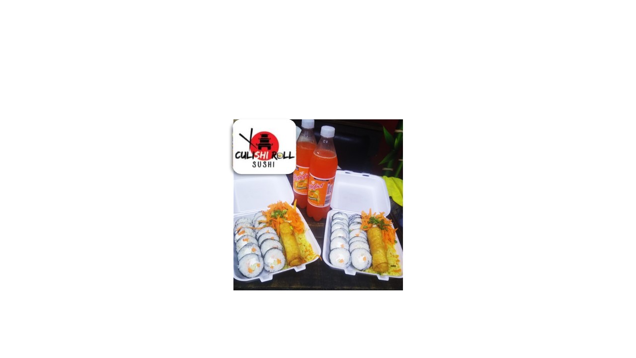 2 Kalifornia + 2 Rollitos Primavera + 2 Refrescos