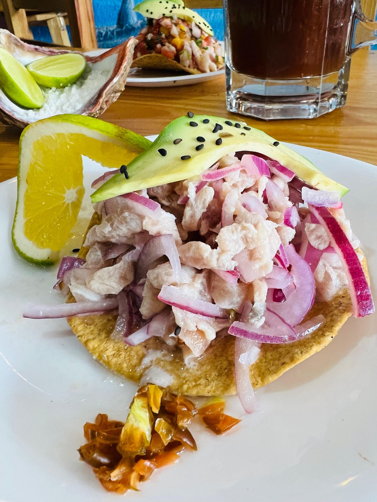 Tostada   de tiritas