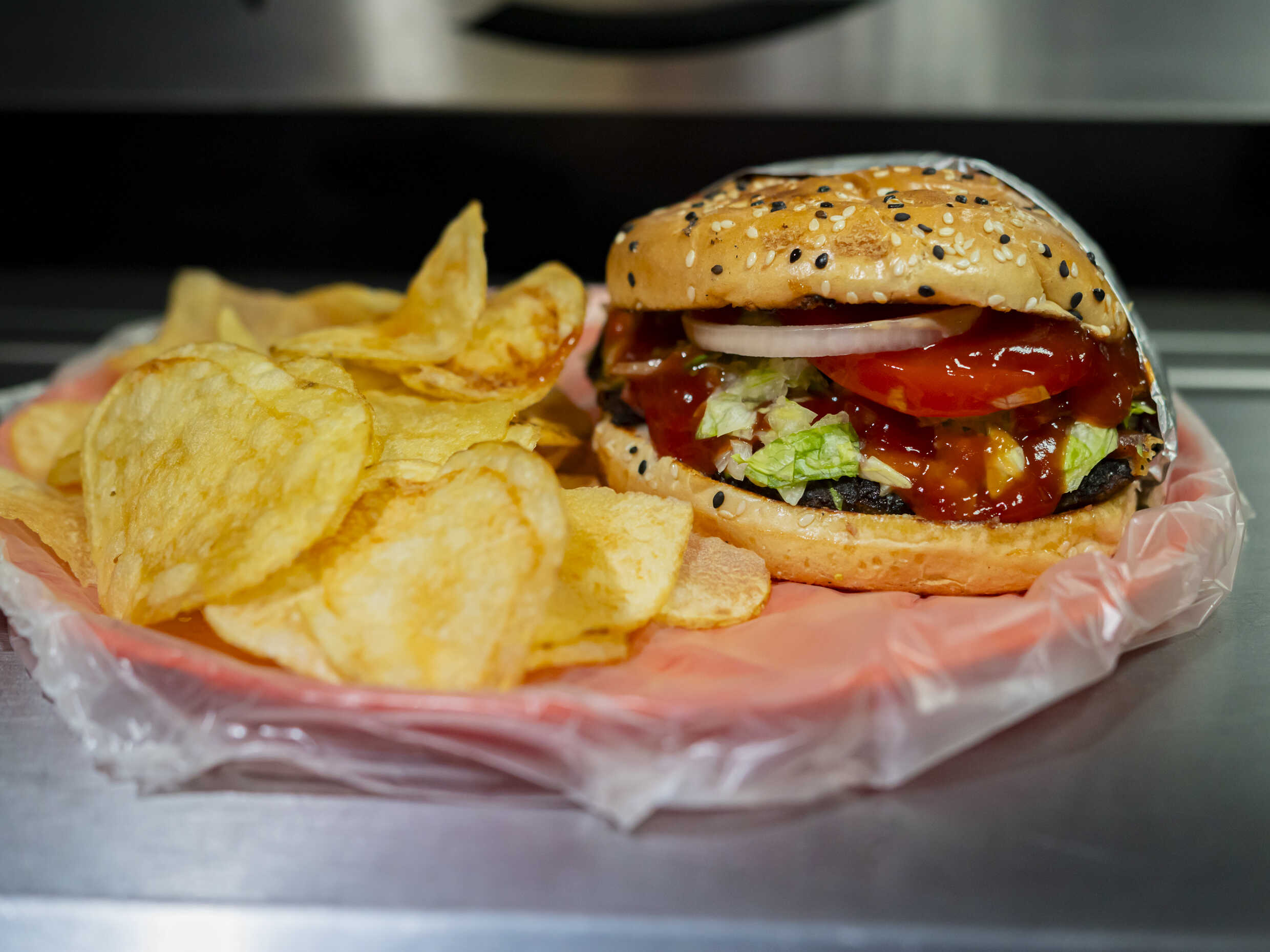 Hamburguesa con Papas