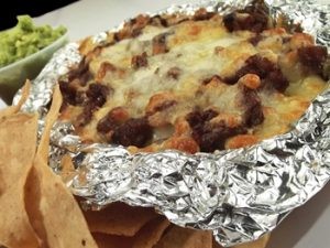 Papa Rellena de Carne Pastor