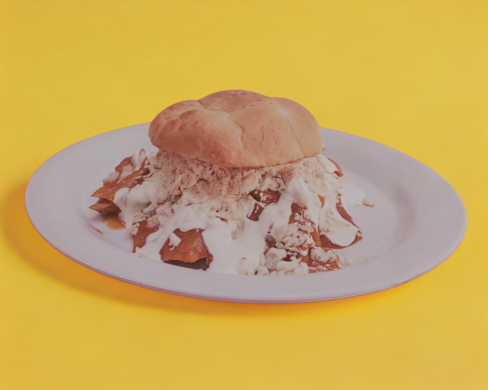 Torta de Chilaquiles con Pollo