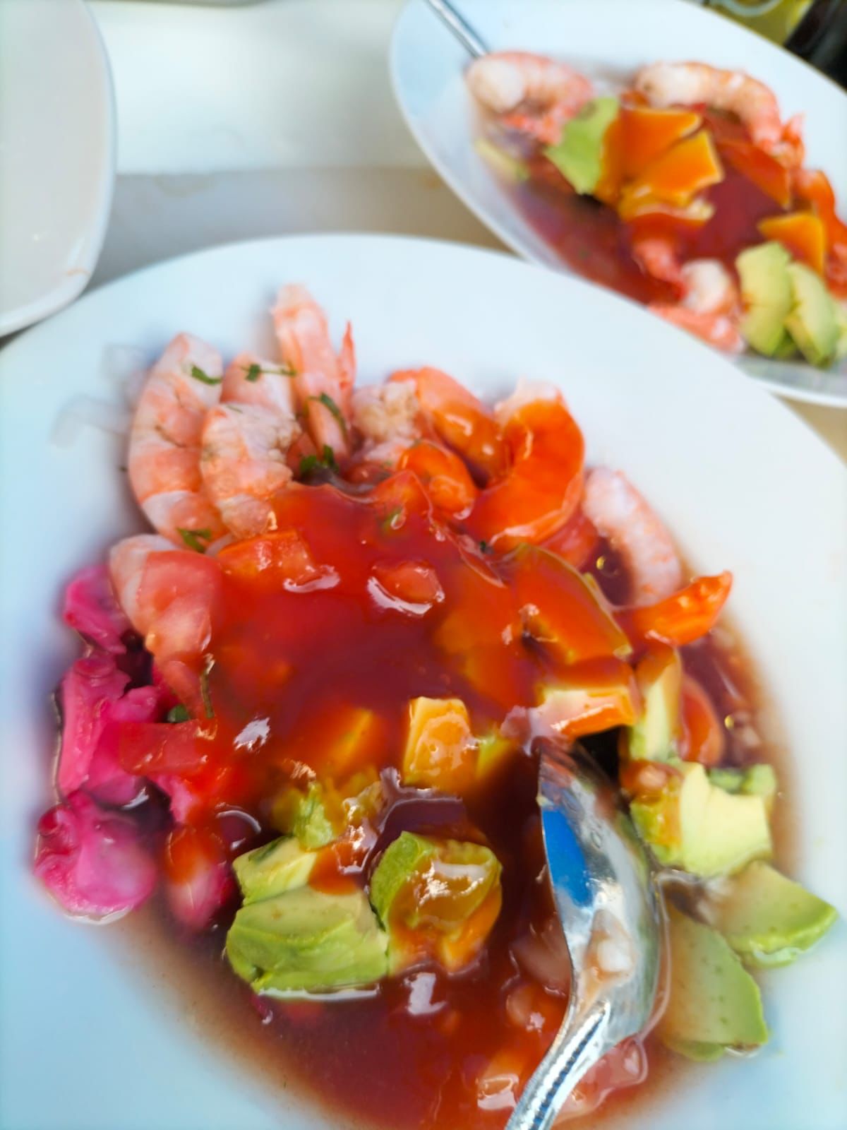Coctel Chico de Camarón con Pulpo