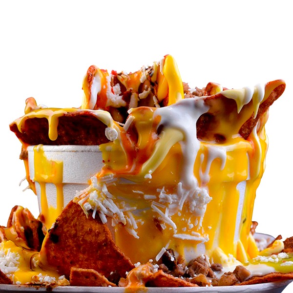 Chorreada en Vaso Gde (12oz) Carne