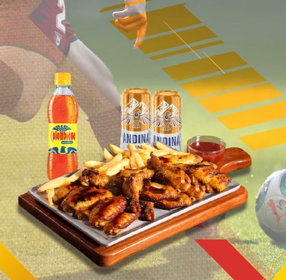 Combo Futbolero de Alitas
