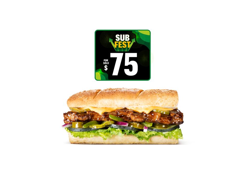 Sub Costillas BBQ.