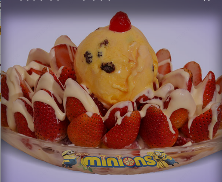 Fresas con Helado