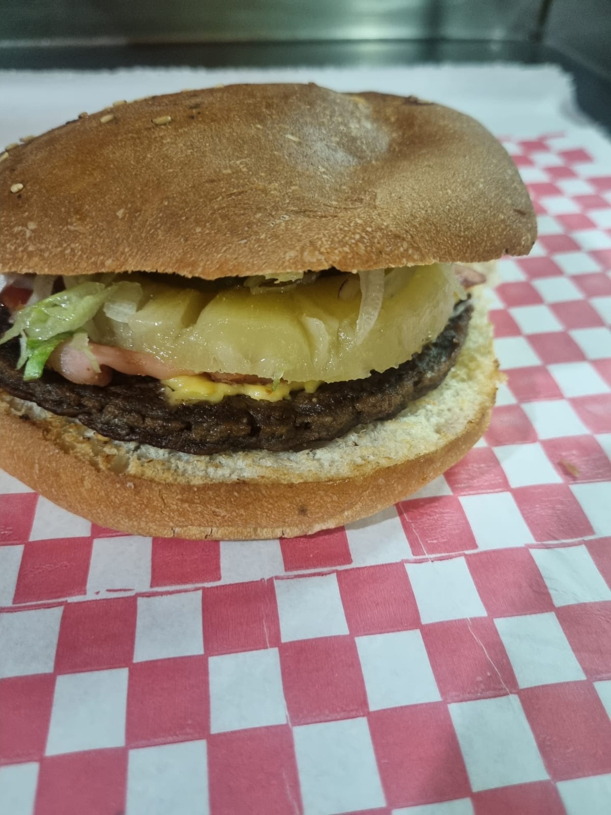 Hamburguesa Hawaiana