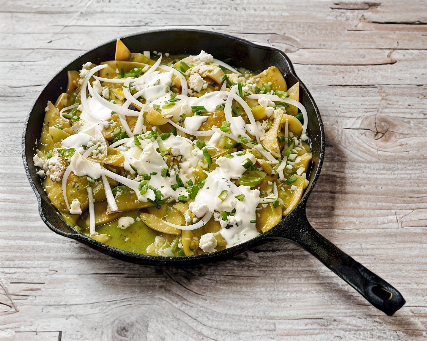 Chilaquiles con Buebito Estrellado