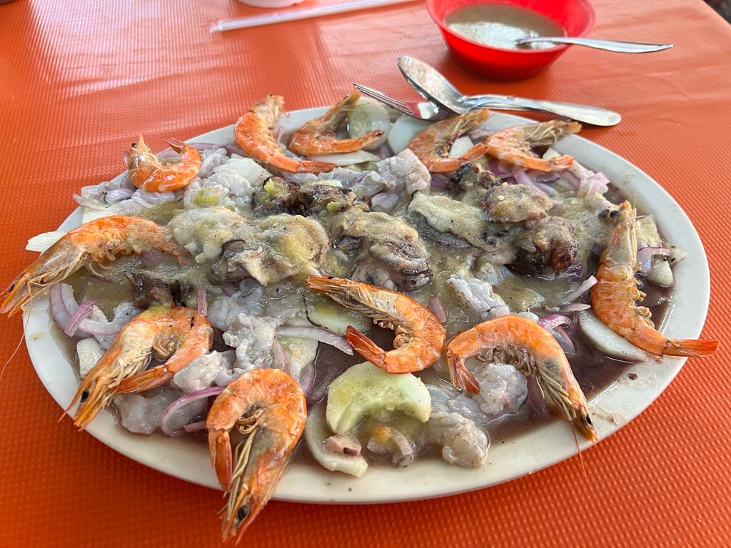 Camarones Al mojo de Ajo