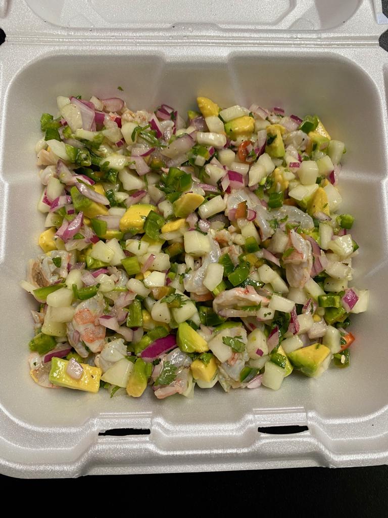 Ceviche de Camarón al Aguachile Verde