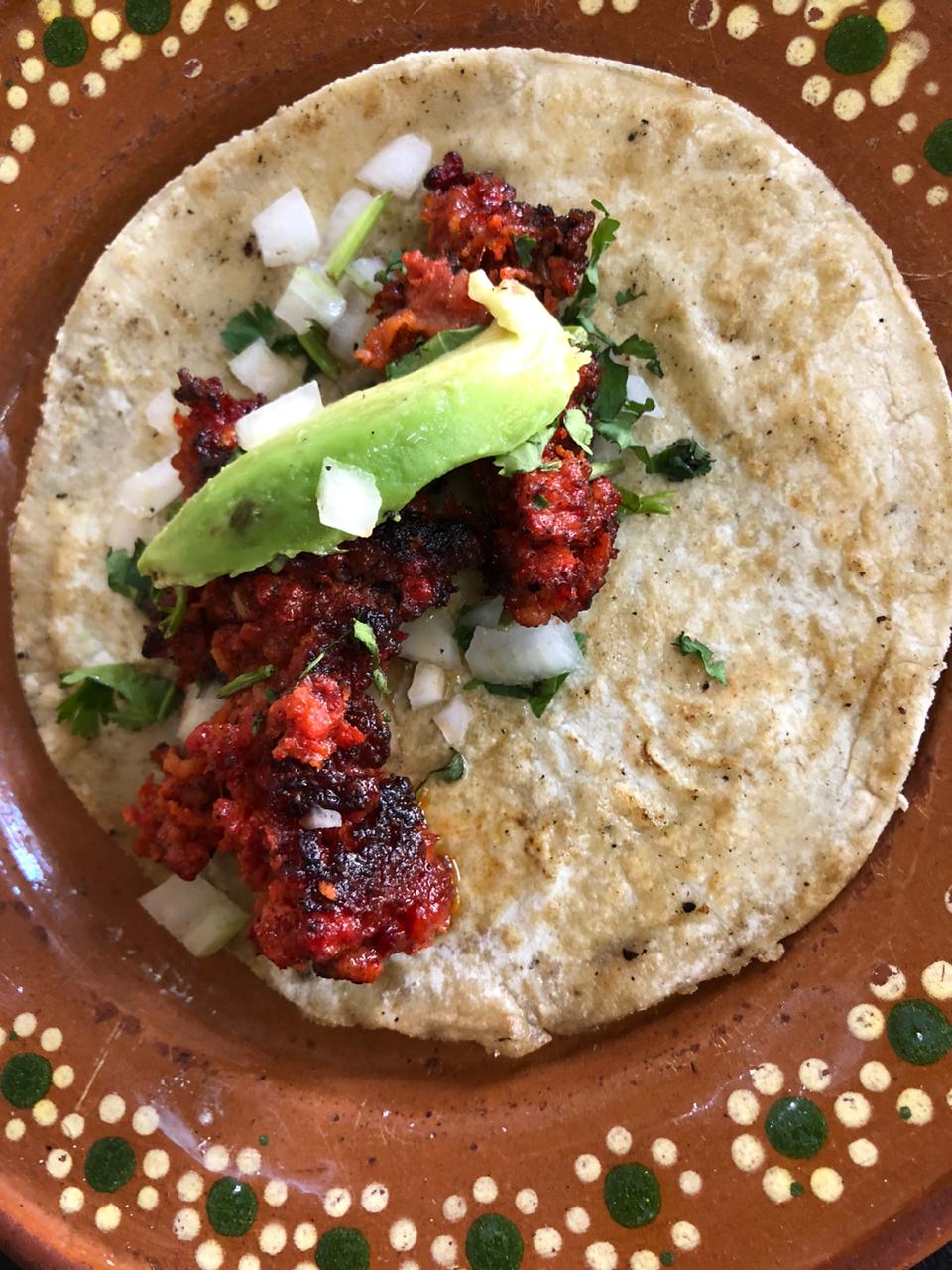 Taco de Chorizo
