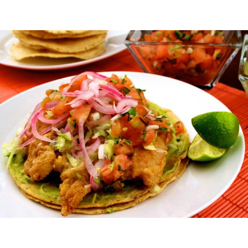 Tostadas de Pescado Capeado