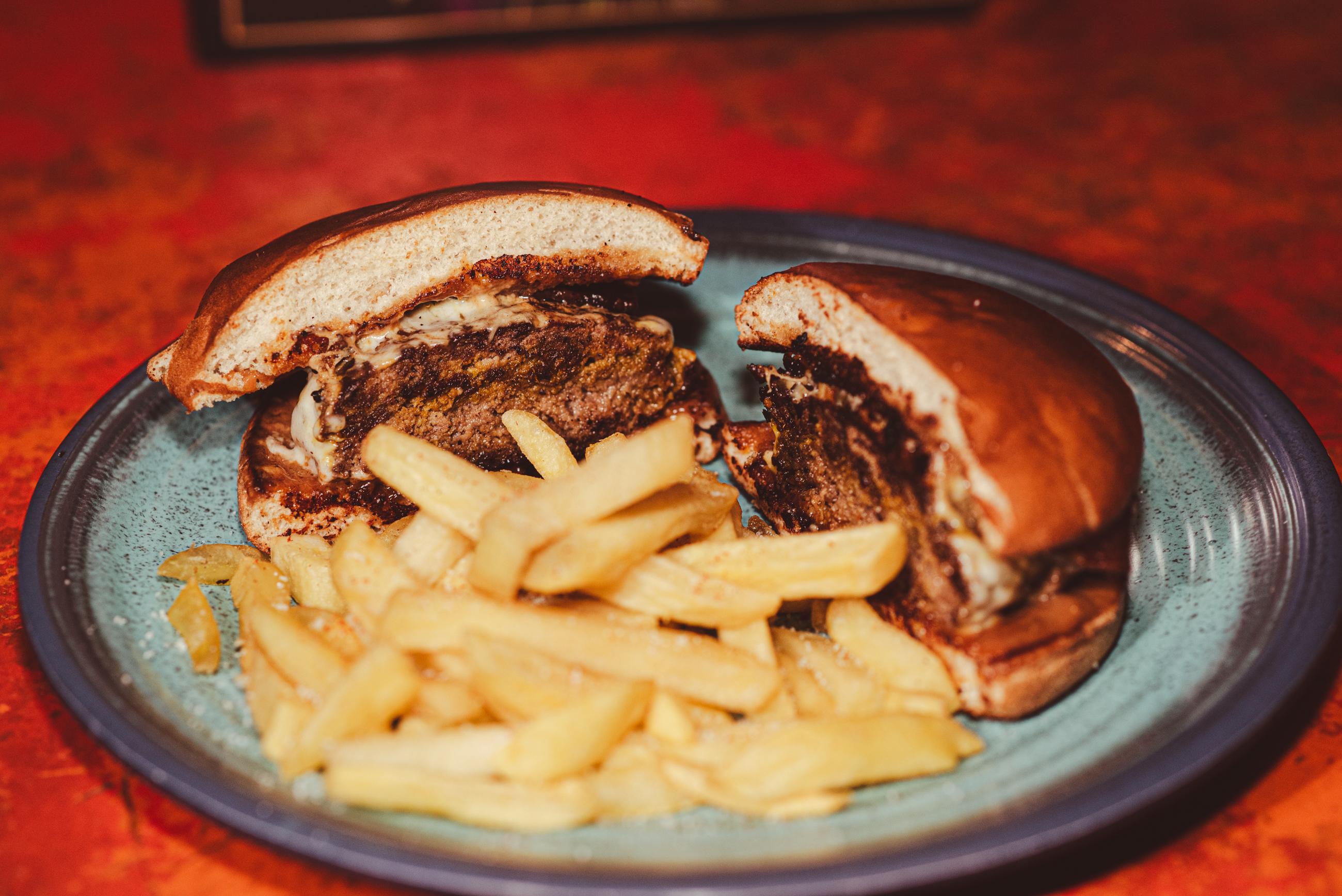 Gordo Hamburguesa más Papas